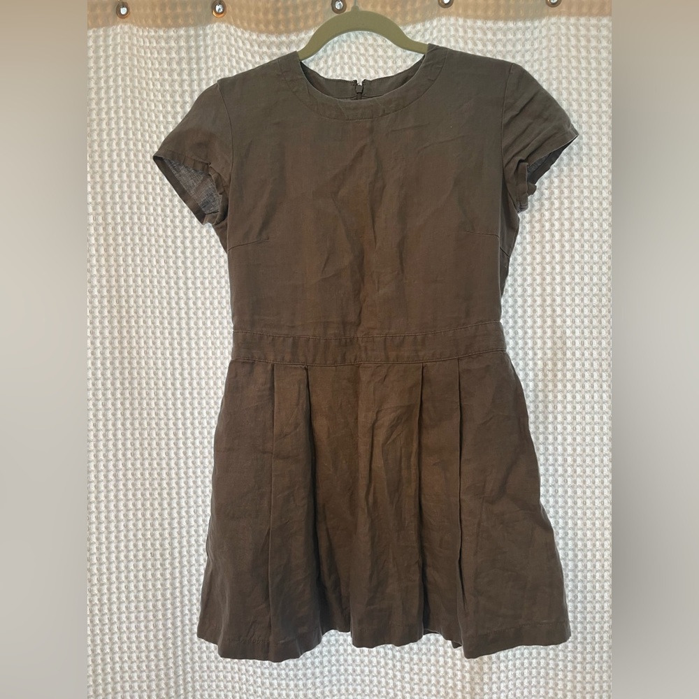 Grey Muji Linen Shirt